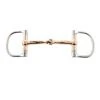 Weatherbeeta Korsteel Stainless Steel Copper Mouth Dee Ring Snaffle Bit Horse Bits
