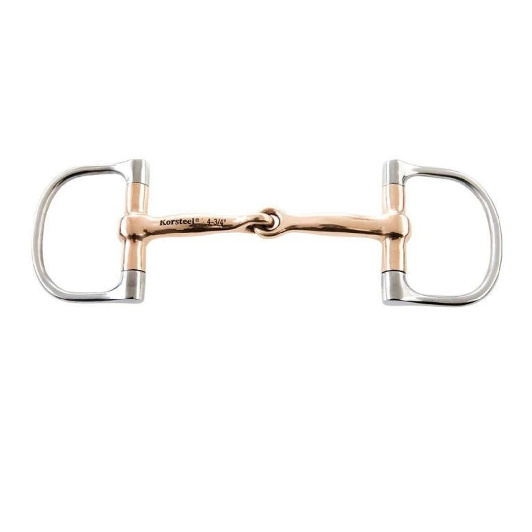 Weatherbeeta Korsteel Stainless Steel Copper Mouth Dee Ring Snaffle Bit Horse Bits 3 Weatherbeeta Korsteel Stainless Steel Copper Mouth Dee Ring Snaffle Bit Horse Bits