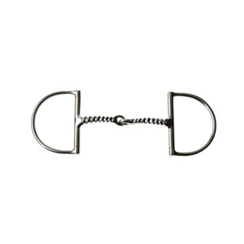 Weatherbeeta Korsteel Stainless Steel Corkscrew Dee Ring Snaffle Bit Horse Bits 3 Weatherbeeta Korsteel Stainless Steel Corkscrew Dee Ring Snaffle Bit Horse Bits
