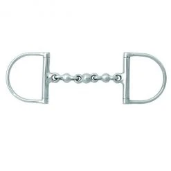 Weatherbeeta Horse Bits Korsteel Stainless Steel Waterford Hunter Dee Ring Snaffle Bit
