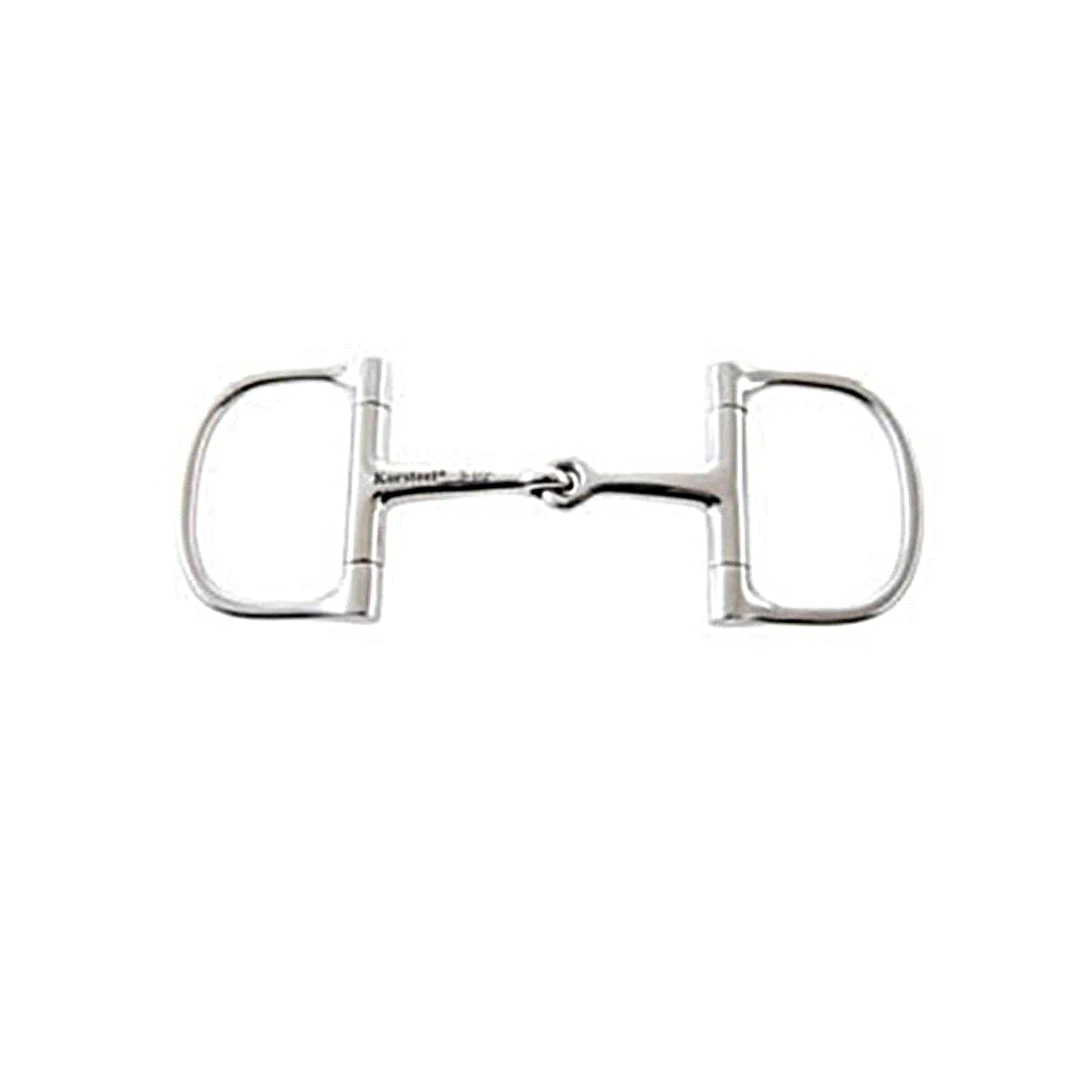 Weatherbeeta Korsteel Stainless Steel Barrel Dee Ring Snaffle Bit 3 Weatherbeeta Korsteel Stainless Steel Barrel Dee Ring Snaffle Bit
