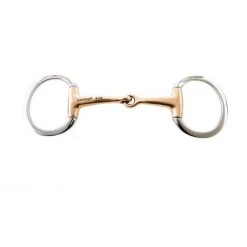 Weatherbeeta Korsteel Stainless Steel Copper Mouth Eggbutt Snaffle Bit