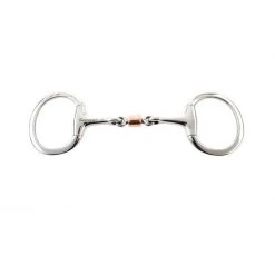 Weatherbeeta Korsteel Stainless Steel Copper Roller Mouth Eggbutt Snaffle Bit Horse Bits