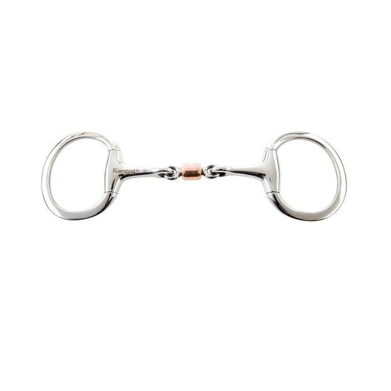 Weatherbeeta Korsteel Stainless Steel Copper Roller Mouth Eggbutt Snaffle Bit Horse Bits 3 Weatherbeeta Korsteel Stainless Steel Copper Roller Mouth Eggbutt Snaffle Bit Horse Bits