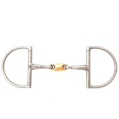 Weatherbeeta JP Korsteel Stainless Steel Copper Link Hunter Dee Snaffle Bit Horse Bits