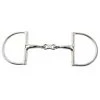 Weatherbeeta Horse Bits JP Korsteel Stainless Steel French Link Hunter Dee Ring Snaffle Bit