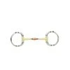 English Riding Supply Happy Mouth Contour Copper Roller Eggbutt Gag Horse Bits