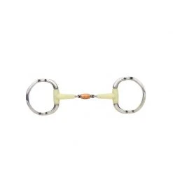 English Riding Supply Happy Mouth Contour Copper Roller Eggbutt Gag Horse Bits