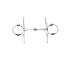 Weatherbeeta Horse Bits Korsteel Stainless Steel Jointed Full Cheek Gag Bit