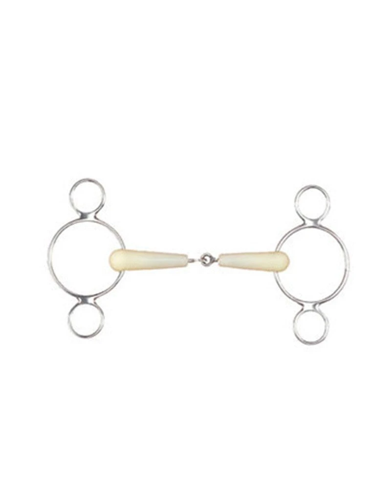 English Riding Supply Happy Mouth 2 Ring Jointed Mouth Gag 3 English Riding Supply Happy Mouth 2 Ring Jointed Mouth Gag