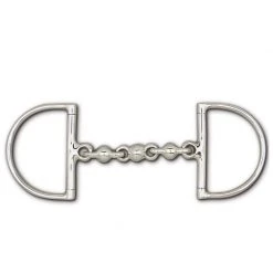 Toklat Originals Toklat Stainless Steel Waterford Hunt Dee - 4" Rings Horse Bits