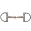 Toklat Originals Horse Bits Toklat Copper And Stainless Steel Roller Snaffle Racing Dee Bit