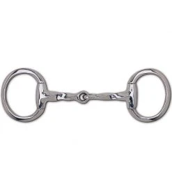 Toklat Originals Horse Bits Toklat 19mm Stainless Steel Slow Twist Snaffle Eggbutt Bit