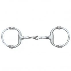 English Riding Supply Horse Bits Centaur Stainless Steel Cheltenham Twisted Mouth Eggbutt Gag Bit