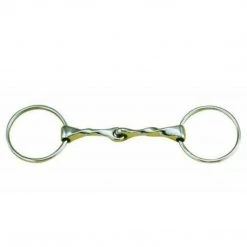 English Riding Supply Horse Bits Centaur Stainless Steel Slow Twist Loose Ring 65mm Snaffle Bit