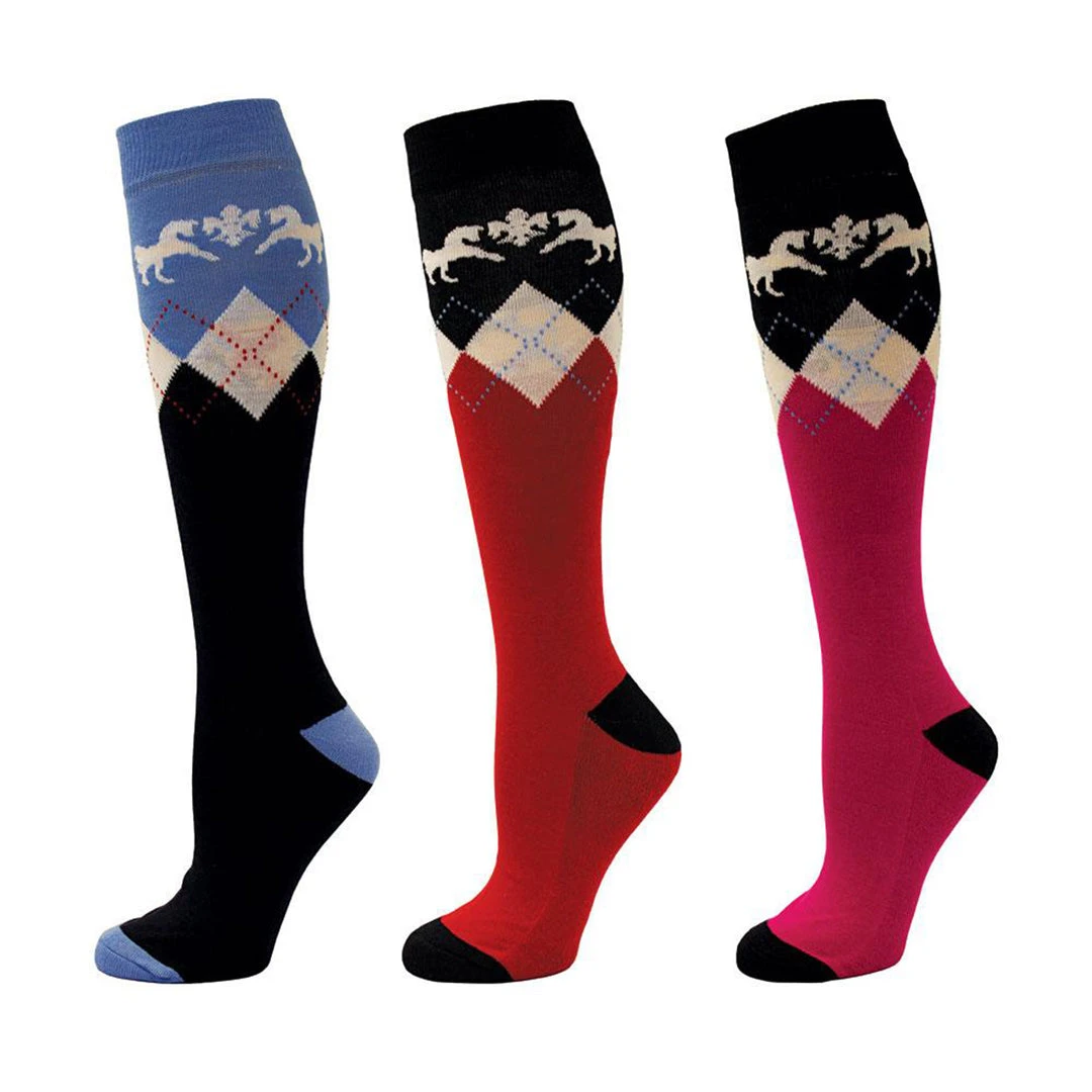 JPC Equestrian JPC Equine Couture Ladies Hadley Knee Hi Socks 3 JPC Equestrian JPC Equine Couture Ladies Hadley Knee Hi Socks