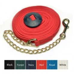 Jacks Mfg Cotton Webbing Lunge Line Horse Training Equipment