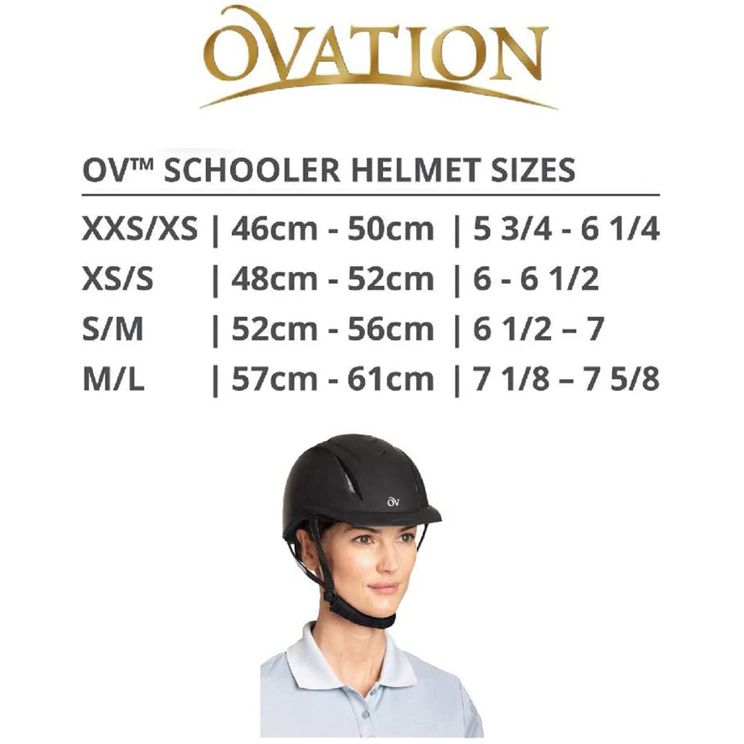 English Riding Supply Ovation Deluxe Schooler Helmet Helmets 12 English Riding Supply Ovation Deluxe Schooler Helmet Helmets