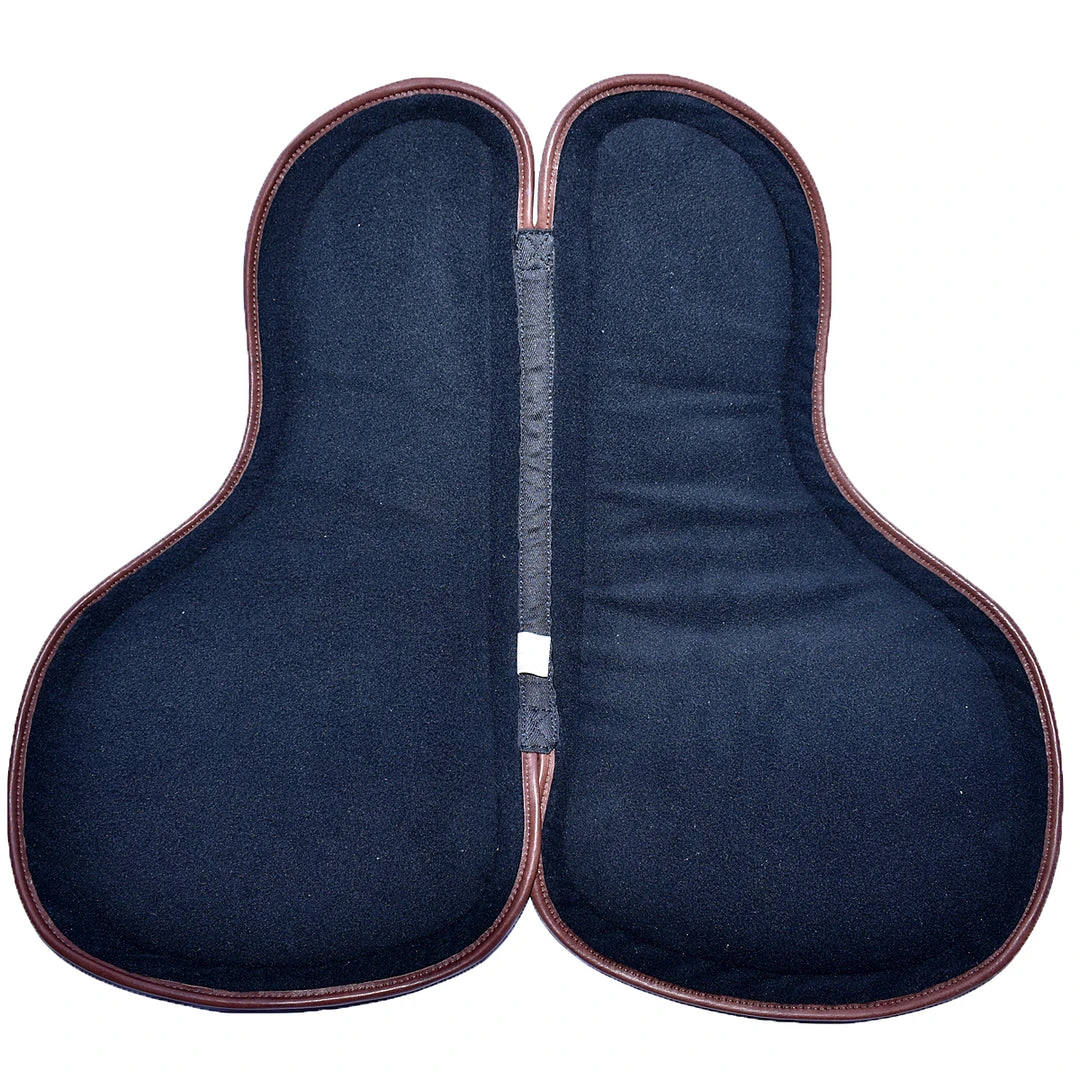 Ogilvy Equestrian Ogilvy Sleek Leather Jump Gummy Half Pad 9 Ogilvy Equestrian Ogilvy Sleek Leather Jump Gummy Half Pad