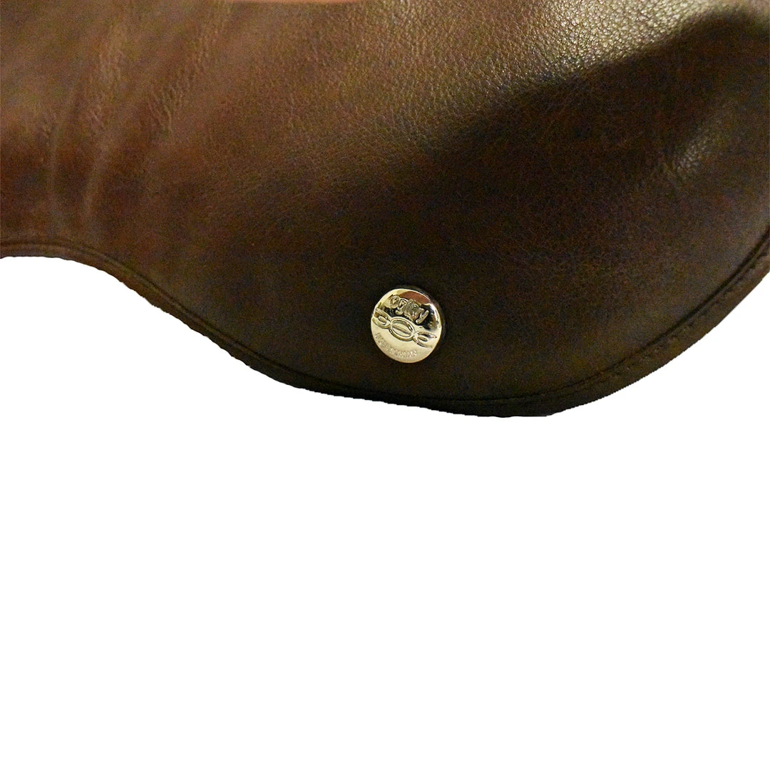 Ogilvy Equestrian Ogilvy Sleek Leather Jump Gummy Half Pad 6 Ogilvy Equestrian Ogilvy Sleek Leather Jump Gummy Half Pad