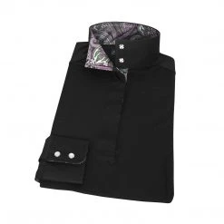 Essex Classics Paisley Ladies “Dusk” Black Jumper Performance Show Shirt Show Shirts