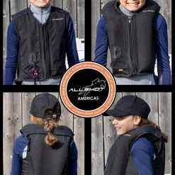The GPEQ Riding Vests Allshot SafeKid Safety Airbag Vest
