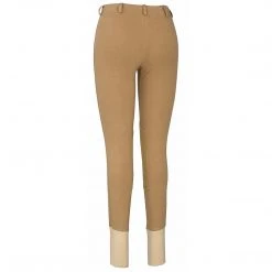 JPC Equestrian TuffRider Ladies Cotton Lowrise Pull-On Knee Patch Breeches