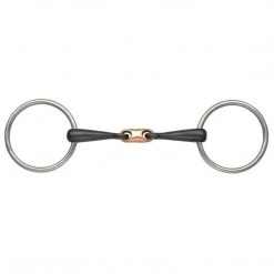 Shires Equestrian Products Shires Copper Lozenge Sweet Iron Snaffle Bit