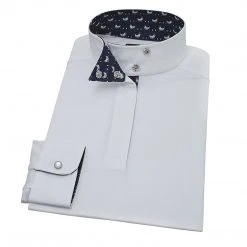 Essex Classics Girls "Strutting Chicken" Talent Yarn Wrap Collar Long Sleeve Show Shirt Show Shirts