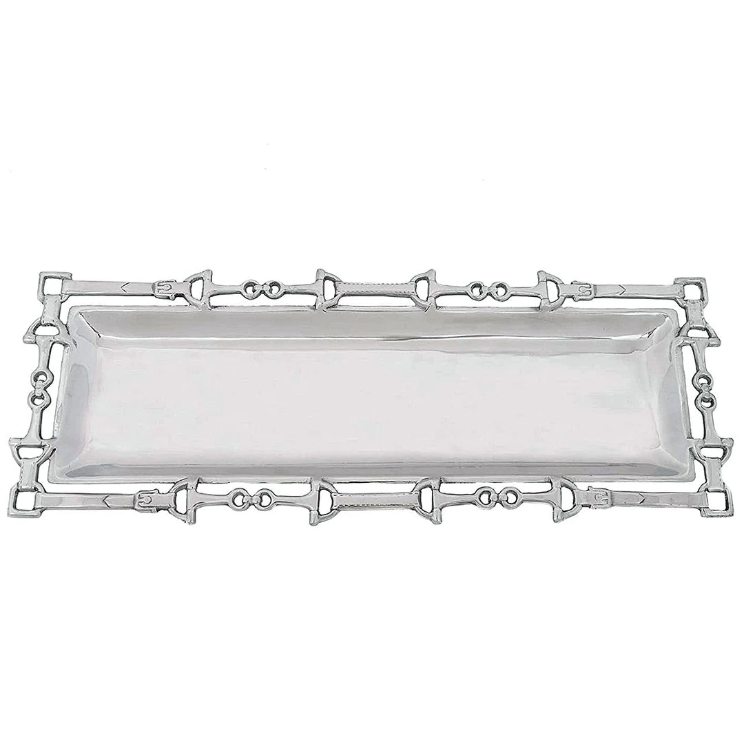 Arthur Court Equestrian Open Work Oblong Tray 4 Arthur Court Equestrian Open Work Oblong Tray