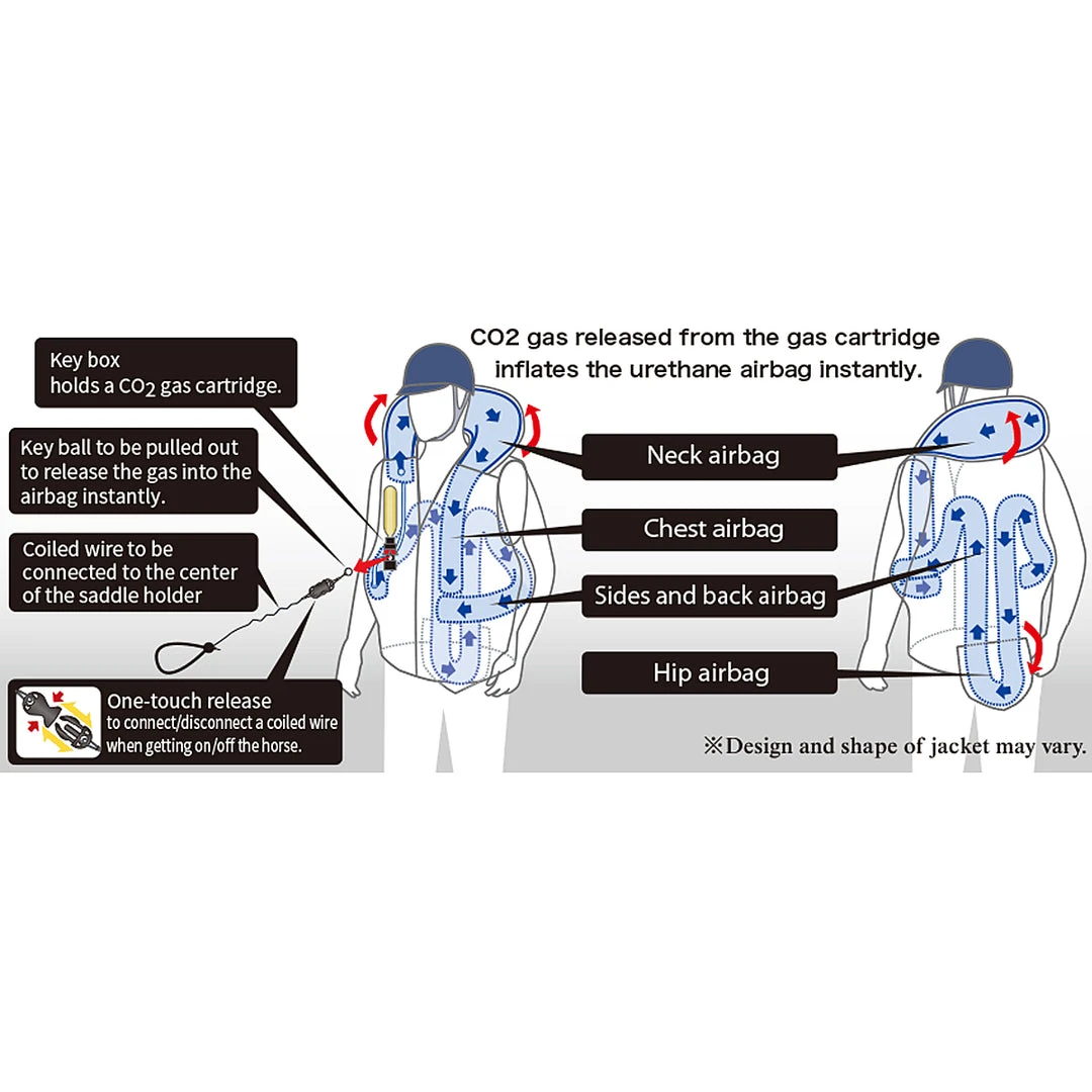 Hit-Air Sports Hit Air SKV Airbag Vest - Child's 6 Hit-Air Sports Hit Air SKV Airbag Vest - Child's