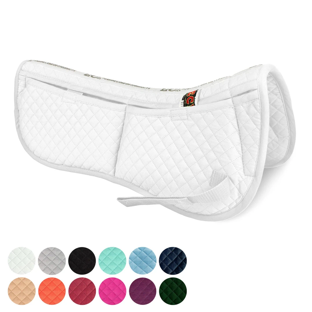 Equine Comfort Products ECP Quilted Correction Half Pad Saddle Pads & Fittings 3 Equine Comfort Products ECP Quilted Correction Half Pad Saddle Pads & Fittings