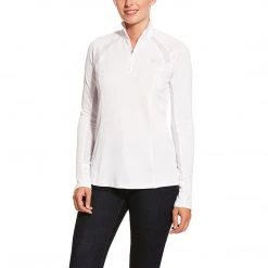 Baselayers Ariat Women's Sunstopper 2.0 1/4 Zip Baselayer Long Sleeve 87 Baselayers Ariat Women's Sunstopper 2.0 1/4 Zip Baselayer Long Sleeve