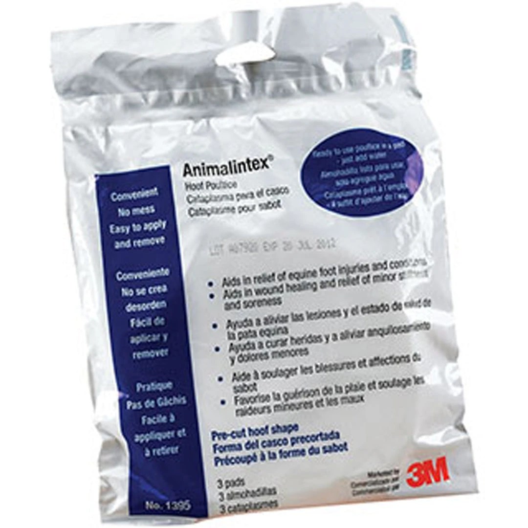 Animal Health Inc Grooming Animalintex Hoof Poultice Pads 3 Animal Health Inc Grooming Animalintex Hoof Poultice Pads